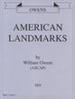 American Landmarks Concert Band sheet music cover
